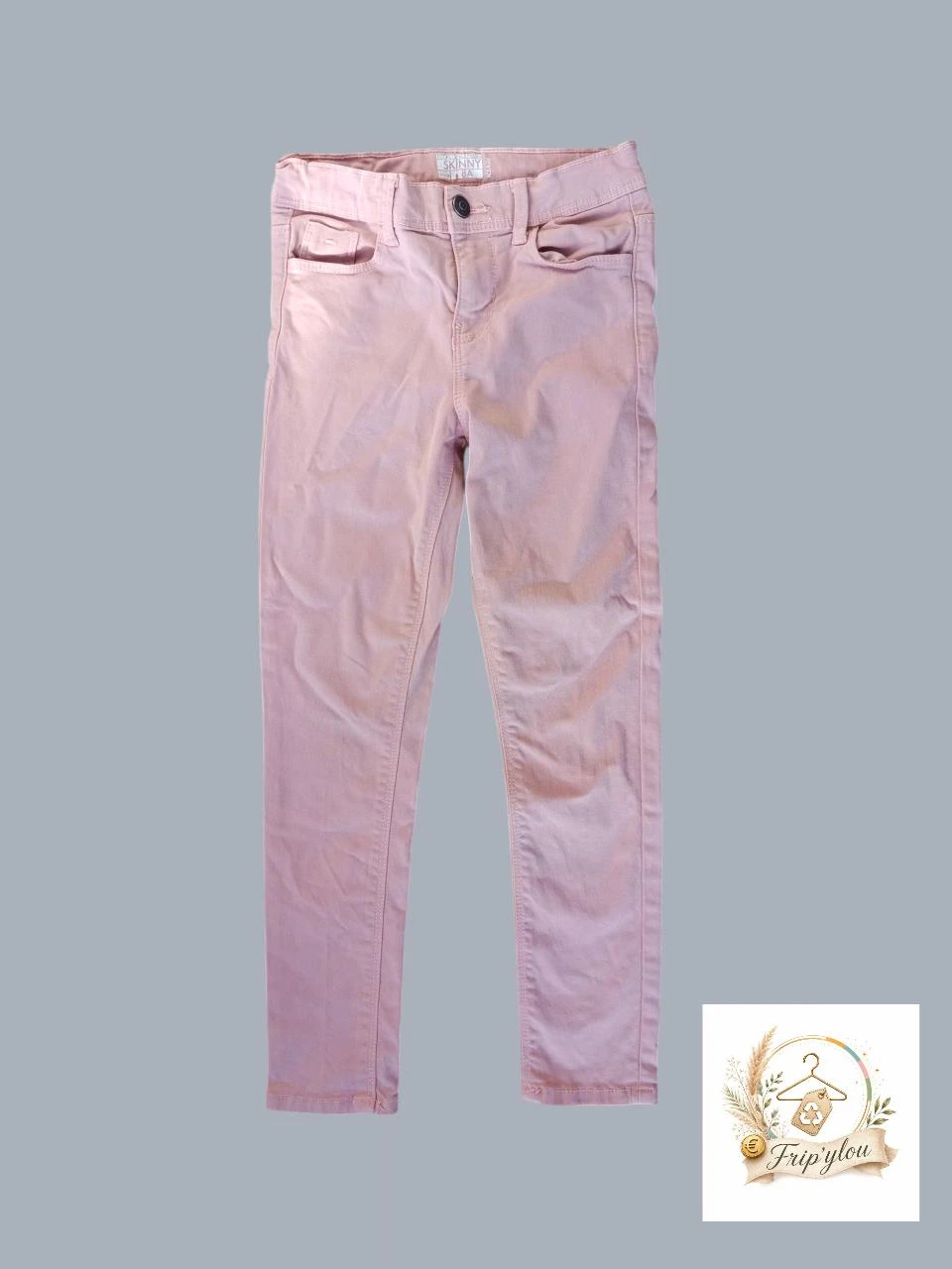 Jean Skinny Kiabi Rose Poudré – 8 ans – A1761
